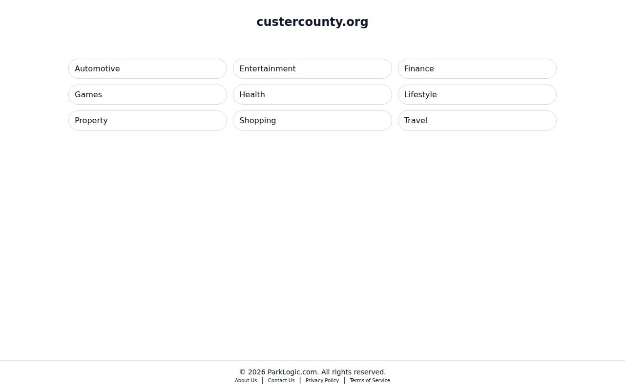 Custer County government website for death index records