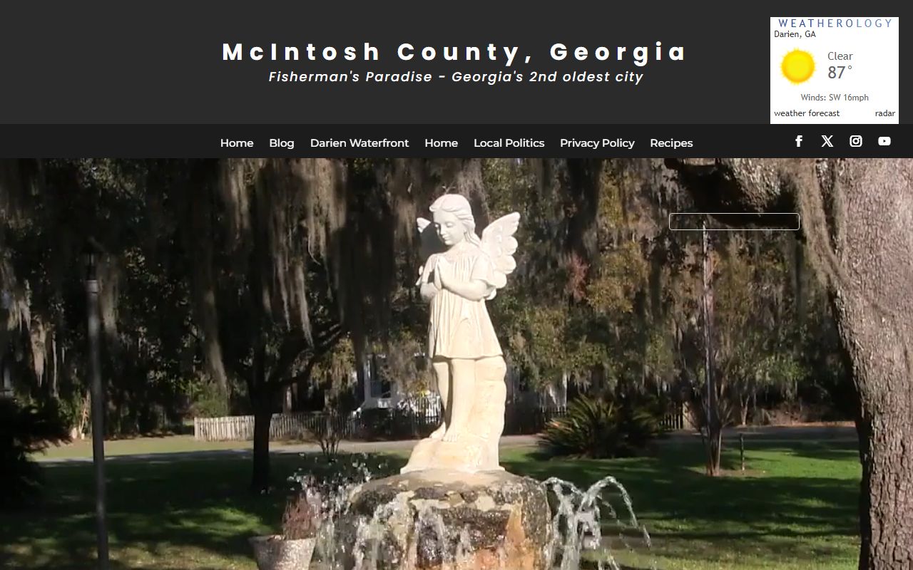 McIntosh County government offices for death index records